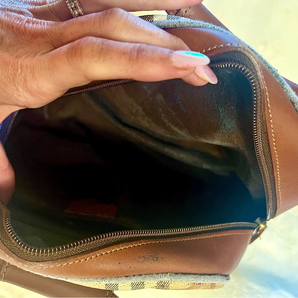 Vintage Rare Burberry Haymarket Plaid Purse - Picture 10 of 15